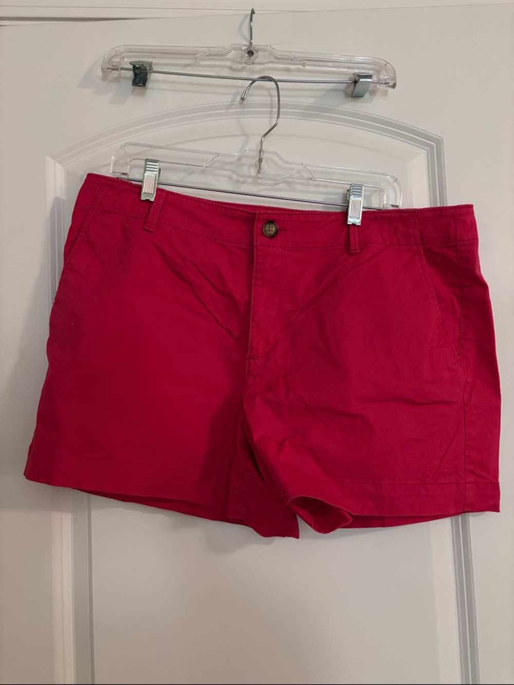 LOFT Hot Pink Cotton Blend Women's Shorts